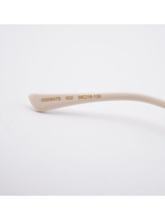 Gucci GG0647S 002 Sunglasses Havana Square Frame, Brown Lenses main image 6
